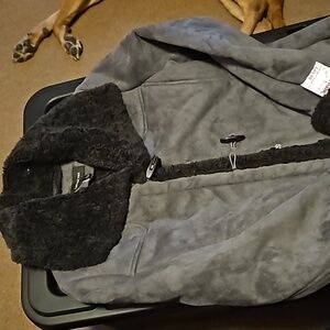 Jones New York gunmetal coat